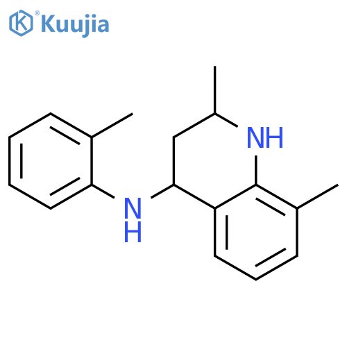 2,8-dimethyl-N-(2-methylphenyl)-1,2,3,4-tetrahydroquinolin-4-amine structure
