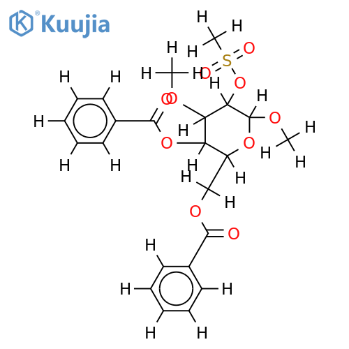 Me glycoside,4,6-dibenzoyl,2-mesyl-3-O-Methylgalactose structure