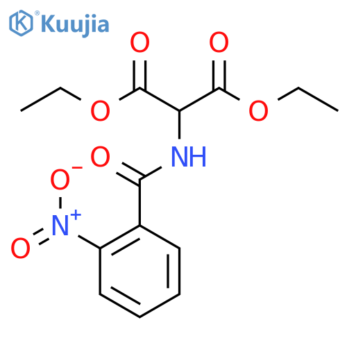 diethyl [(2-nitrobenzoyl)amino]propanedioate structure
