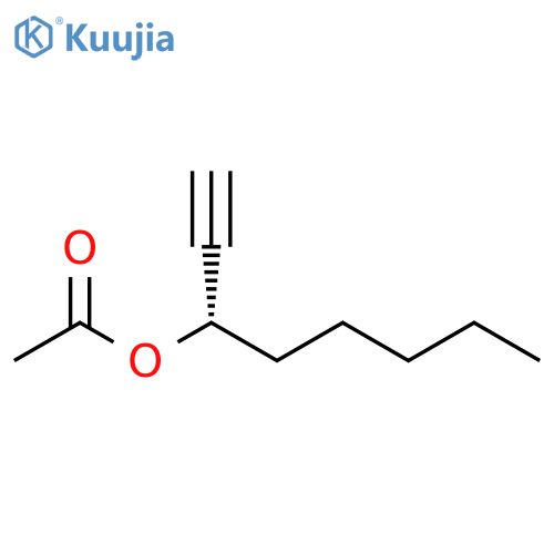 1-Octyn-3-ol, acetate, (S)- structure