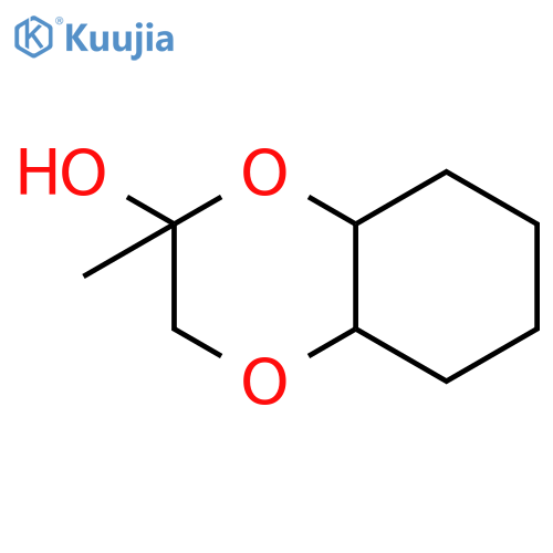 2-Methyloctahydro-1,4-benzodioxin-2-ol structure