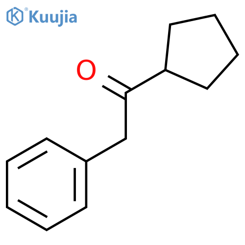 1-cyclopentyl-2-phenylethan-1-one structure