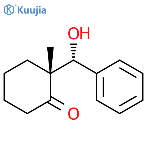 2-(Hydroxy(phenyl)methyl)-2-methylcyclohexanone structure