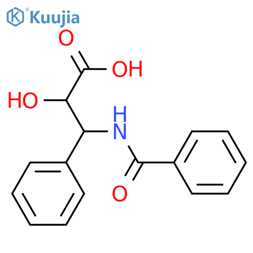 (2S,3R)-3-Benzamido-2-hydroxy-3-phenylpropanoic acid structure