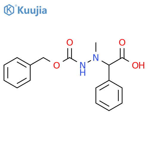 Hydrazinecarboxylic acid, 2-(carboxyphenylmethyl)-2-methyl-,1-(phenylmethyl) ester structure