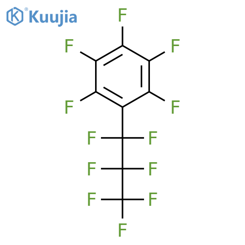 BENZENE, PENTAFLUORO(HEPTAFLUOROPROPYL)- structure