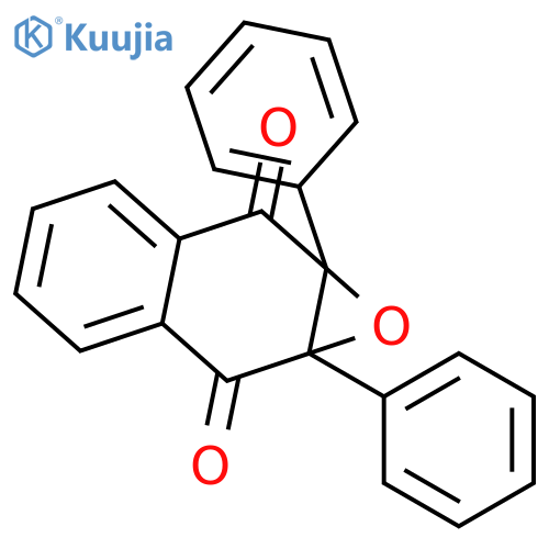 Naphth[2,3-b]oxirene-2,7-dione, 1a,7a-dihydro-1a,7a-diphenyl- structure