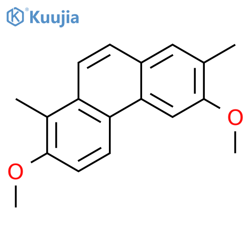 PHENANTHRENE, 2,6-DIMETHOXY-1,7-DIMETHYL- structure