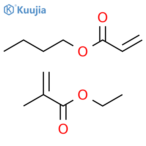 2-Propenoic acid, butyl ester, polymer with ethyl 2-methyl-2-propenoate structure