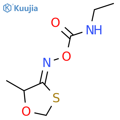 (ethylamino)({[(4Z)-5-methyl-1,3-oxathiolan-4-ylidene]amino}oxy)methanone structure