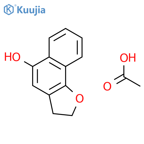 NAPHTHO[1,2-B]FURAN-5-OL, 2,3-DIHYDRO-, ACETATE structure