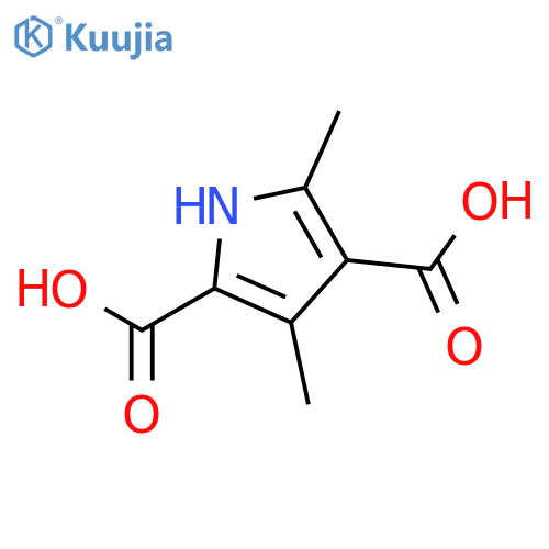 3,5-Dimethyl-1H-pyrrole-2,4-dicarboxylic acid structure