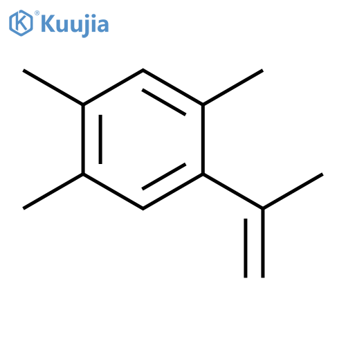 Benzene,1,2,4-trimethyl-5-(1-methylethenyl)- structure