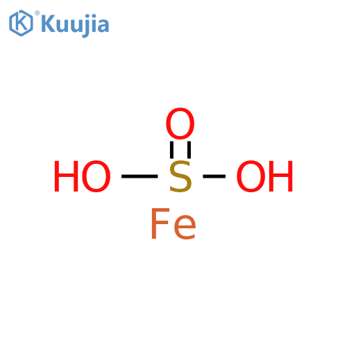 Sulfurous acid, iron salt structure