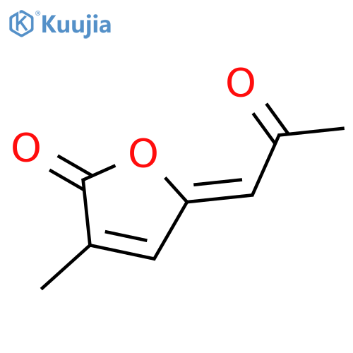 2(5H)-Furanone, 3-methyl-5-(2-oxopropylidene)-, (5Z)- structure