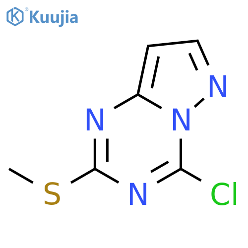 4-chloro-2-(methylsulfanyl)pyrazolo[1,5-a][1,3,5]triazine structure