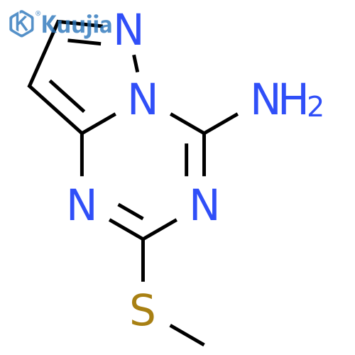 Pyrazolo[1,5-a]-1,3,5-triazin-4-amine,2-(methylthio)- structure