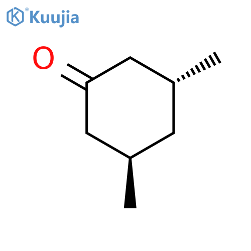 CYCLOHEXANONE, 3,5-DIMETHYL-, (3R-TRANS)- structure
