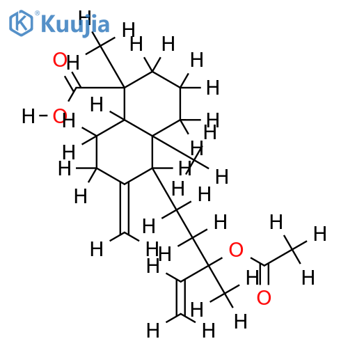 13-Acetoxylabda-8(17),14-dien-19-carbonsaeure structure