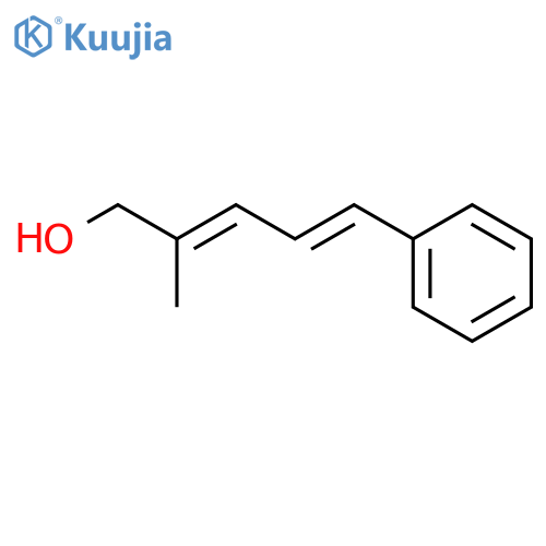 2,4-Pentadien-1-ol, 2-methyl-5-phenyl-, (2E,4E)- structure