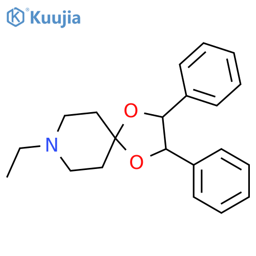 8-ethyl-2,3-diphenyl-1,4-dioxa-8-azaspiro[4.5]decane structure