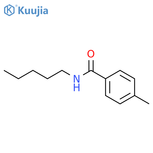 4-methyl-N-pentyl-benzamide structure