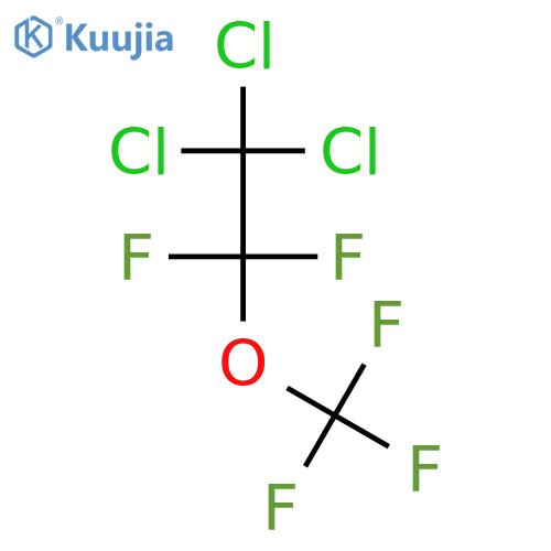 Ethane, 1,1,1-trichloro-2,2-difluoro-2-(trifluoromethoxy)- structure
