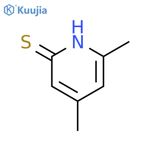 4,6-dimethylpyridine-2-thiol structure
