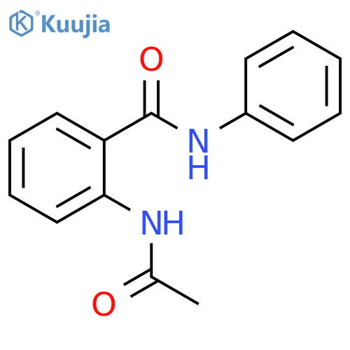 Benzamide, 2-(acetylamino)-N-phenyl- structure
