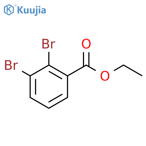 benzoic acid, 2,3-dibromo-, ethyl ester structure