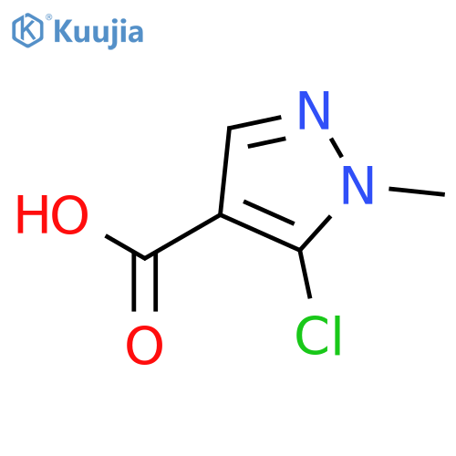 5-chloro-1-methyl-pyrazole-4-carboxylic acid structure
