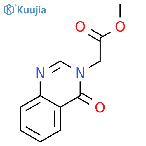 methyl 2-(4-oxo-3,4-dihydroquinazolin-3-yl)acetate structure