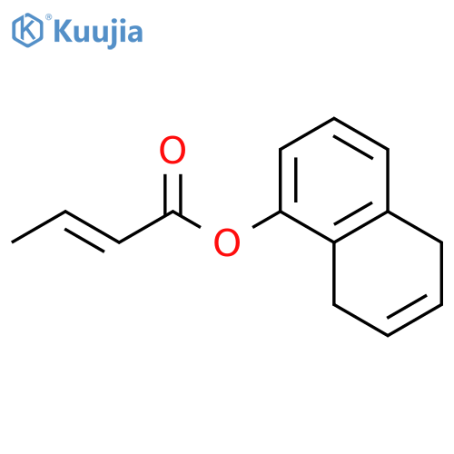 2-Butenoic acid, 5,8-dihydro-1-naphthalenyl ester structure