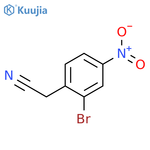 2-Bromo-4-nitrophenylacetonitrile structure