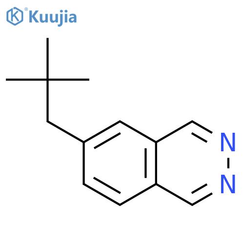 Phthalazine, 6-(2,2-dimethylpropyl)- structure