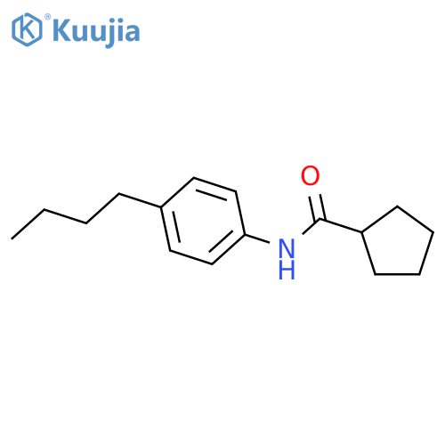 Cyclopentanecarboxamide,n-(4-butylphenyl)-(9ci) structure