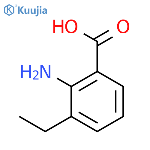 Benzoic acid,2-amino-3-ethyl- structure