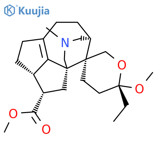 (4S,6'S,11R)-6'-Ethyl-2,3,4,5,5',6,6',7,8,8aα,9α,10-dodecahydro-6'-methoxy-2-methylspiro[1H-4,10aα-methanopentaleno[1,6-cd]azonine-11,3'(4'H)-[2H]-pyran]-9-carboxylic acid methyl ester structure