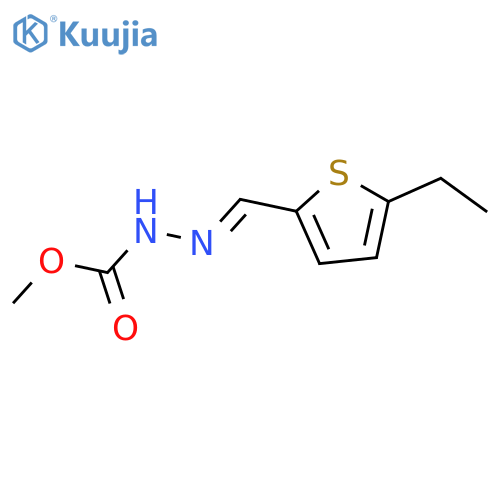 Hydrazinecarboxylic acid,[(5-ethyl-2-thienyl)methylene]-,methyl ester (9ci) structure