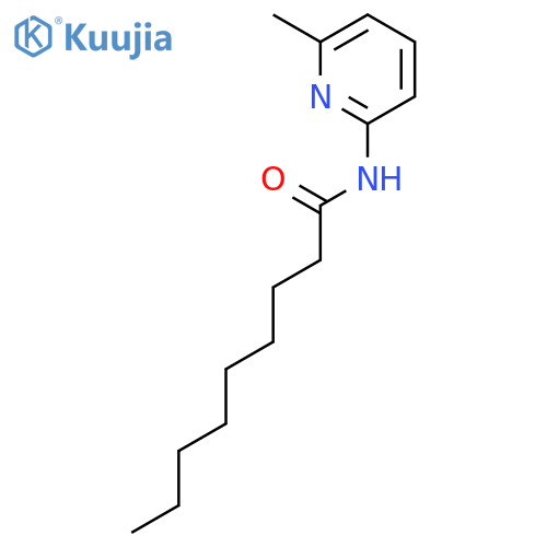 NONANAMIDE, N-(6-METHYL-2-PYRIDINYL)- structure