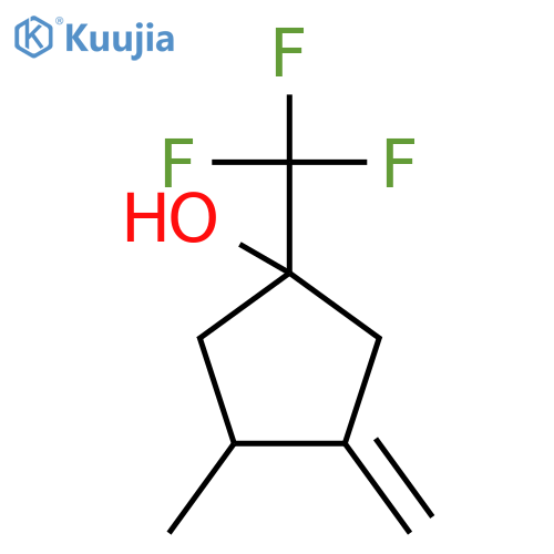Cyclopentanol, 3-methyl-4-methylene-1-(trifluoromethyl)- structure