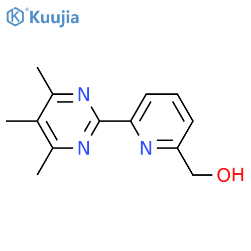 2-PYRIDINEMETHANOL, 6-(4,5,6-TRIMETHYL-2-PYRIMIDINYL)- structure