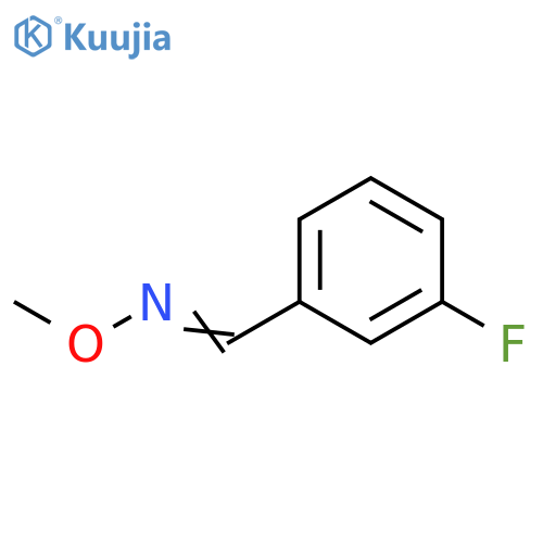 Benzaldehyde, 3-fluoro-, O-methyloxime (9CI) structure