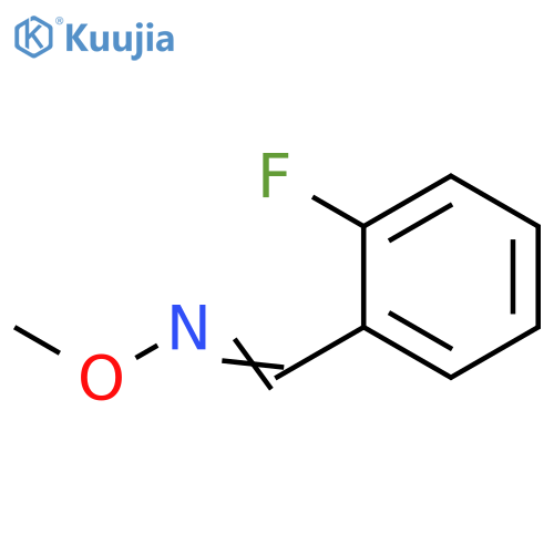 Benzaldehyde, 2-fluoro-, O-methyloxime (9CI) structure