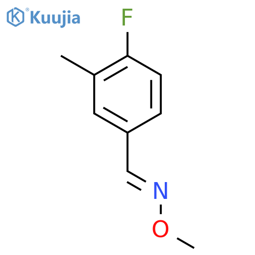 Benzaldehyde, 4-fluoro-3-methyl-, O-methyloxime structure