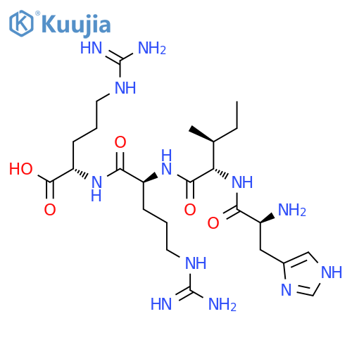 L-ARGININE, L-HISTIDYL-L-ISOLEUCYL-L-ARGINYL- structure