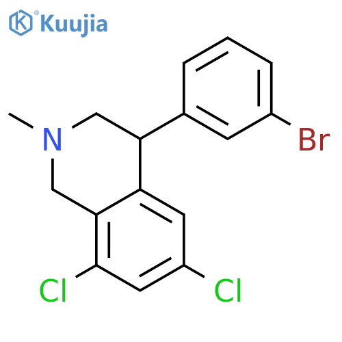 4-(3-Bromophenyl)-6,8-dichloro-2-methyl-1,2,3,4-tetrahydroisoquinoline structure