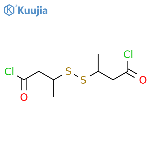Butanoyl chloride, 3,3'-dithiobis- structure