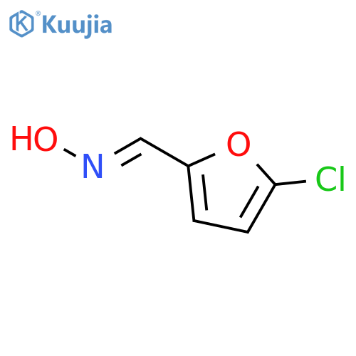 N-(5-chlorofuran-2-yl)methylidenehydroxylamine structure