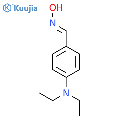 4-Diethylaminobenzaldoxime structure